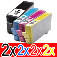 Com2 x Set of Compatible HP 920XL High Capacity Ink Cartridge (2BK, 2C, 2M,2Y, ) Pack of 4, $64.25patible HP 920XL High Capacity Ink Cartridge Set (2BK, 2C, 2M,2Y) Pack of 8